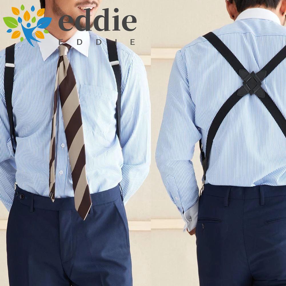 Dây Đai Đeo Vai Có Kẹp Giữ Áo Sơ Mi / Quần Lưng Co Giãn 26EDIE Sáng Tạo Cho Nam