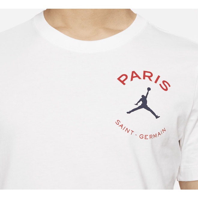 Áo Thun Thể Thao 100% Chính Hãng Air Jordan Paris Saint-Germain DB6515 Thoáng Khí Thoải Mái Cho Nam