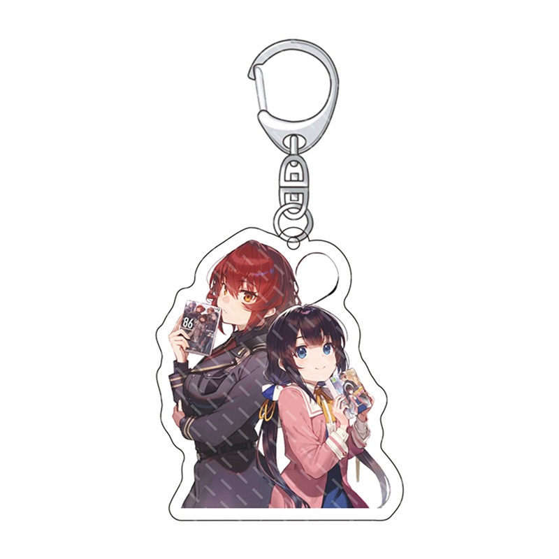 Móc Khóa Hình Số 86 Bằng Acrylic Phong Cách Anime Eighty Six
