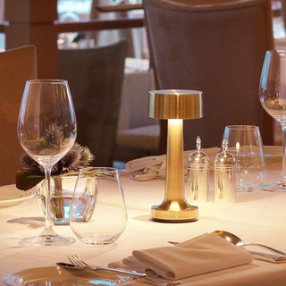 Bar Table Lamp Rechargeable Wine Table Lamps Bedside Coffee Restaurant Led