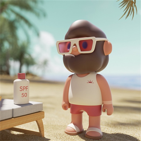 ★Đồ Chơi Hgtoys Hg Hgtoys★Mô Hình Búp Bê F.un FARMER BOB Island Series Mystery Trang Trí