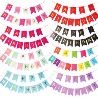 [RẺ VÔ ĐỊCH] [GIẢM GIÁ SHOCK] Dây chữ happy birthday, dây treo, dây cờ trang trí sinh nhật