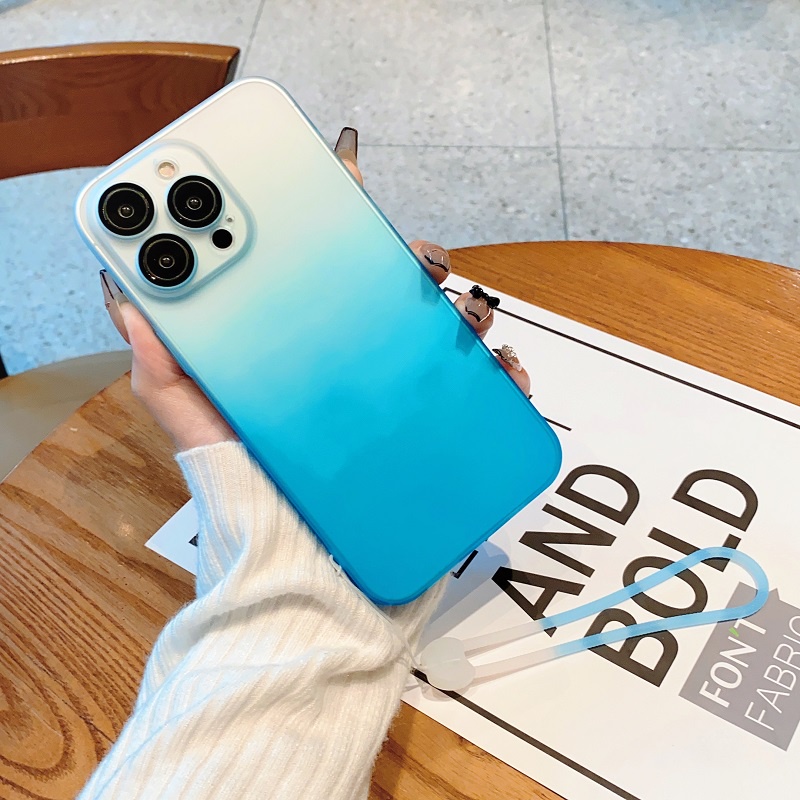 Ốp điện thoại HOCE PC cứng nhám màu gradient thích hợp cho iPhone 14 13 12 Pro Max 14 Plus