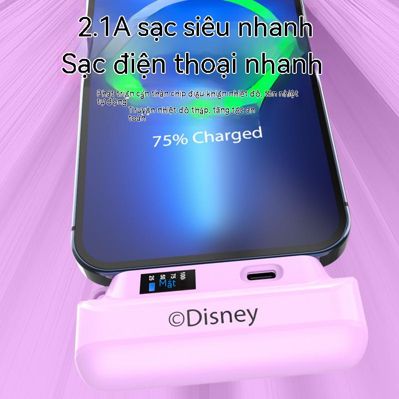 Cục Sạc Dự Phòng Không Dây Hình Viên Thuốc Con Nhộng Hoạt Hình Đáng Yêu