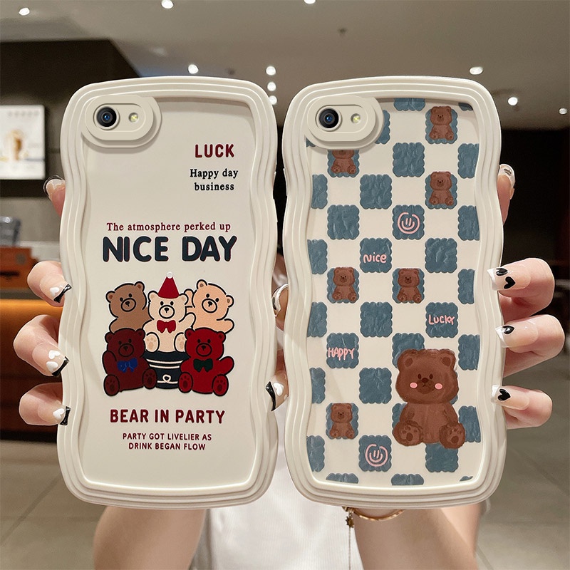 Ốp lưng vivo y66 ốp vivo v5 Ốp Lưng Mềm In Hình Sóng Biển Hoạt Hình Cho vivo v5s y66 vivo v5