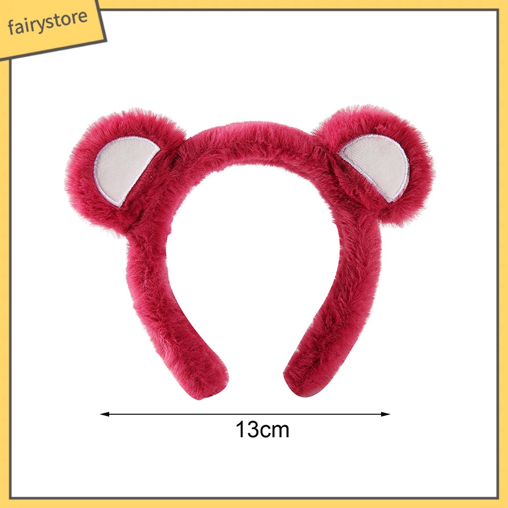 Băng Đô Cài Tóc Tai Gấu Bông Co Giãn Chống Trượt Dễ Thương Dành Cho Nữ [Fairy1]