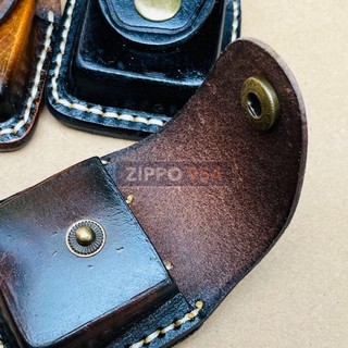 [Zippo 954] Bao Da Zippo Da Thật Cao Cấp