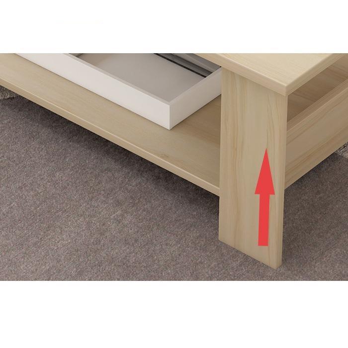 Bàn Trà Sofa Phòng Khách 2 Tầng NANA Chân Gỗ Tự Nhiên Thiết Kế Phong Cách Hiện Đại - BT06 | BigBuy360 - bigbuy360.vn