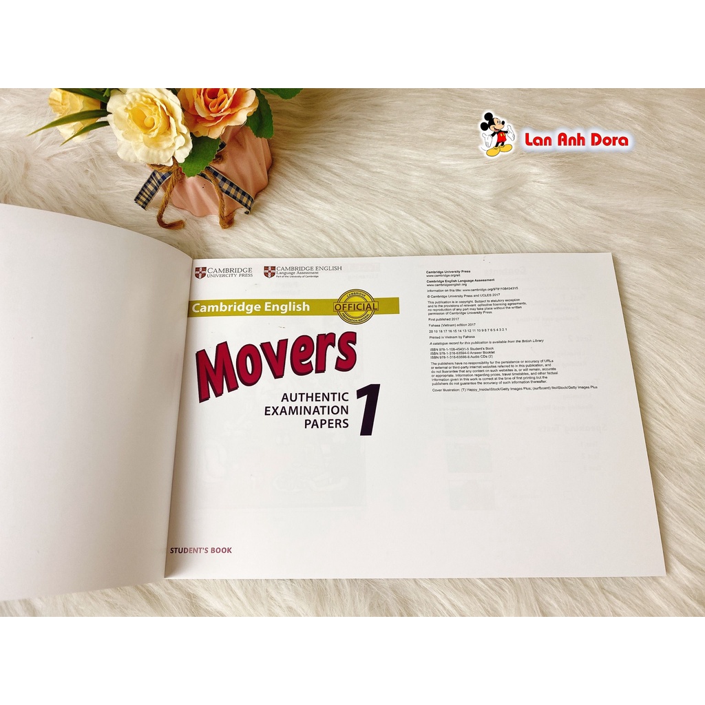 Cuốn Cambridge Mover 1234 - gộp