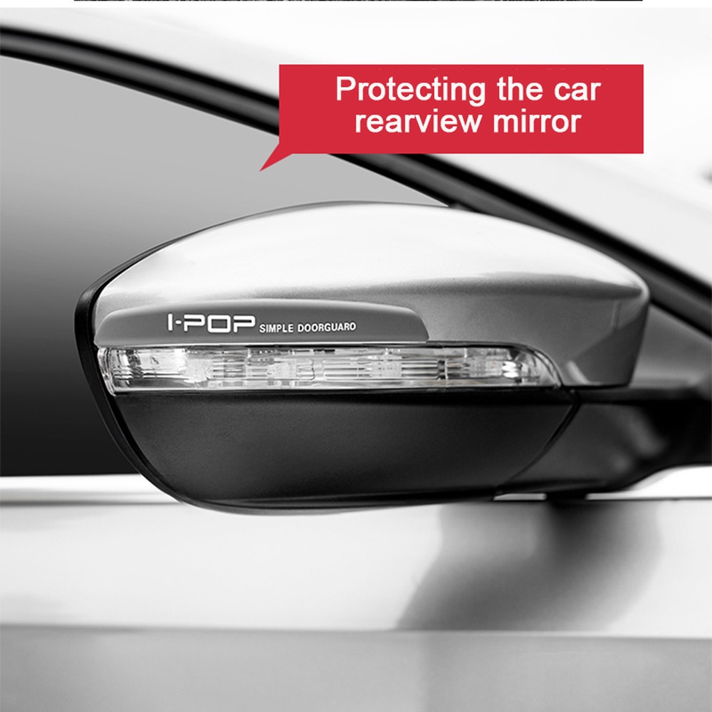 6 Miếng Dán Chống Trầy Xước Màu Đen Cho Cửa Xe Hơi