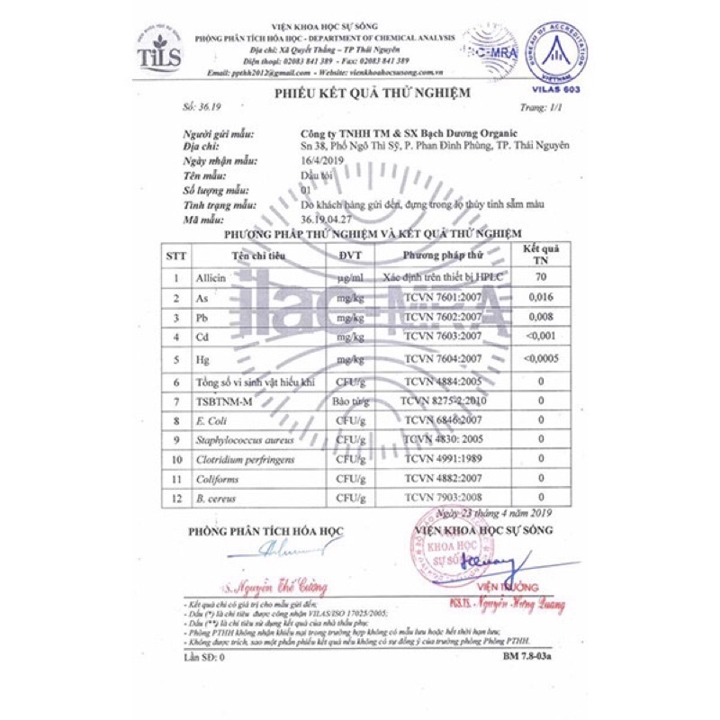 Dầu tỏi Dr.MAYA Bạch Dương