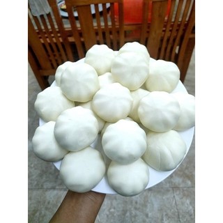 Bánh bao chay gói 40 cái mini trắng thơm