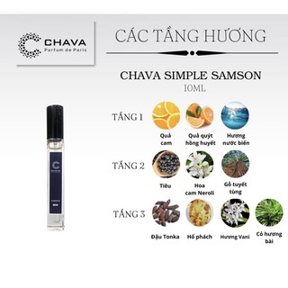 Nước hoa Pháp Chava Samson 50ml dành cho Nam
