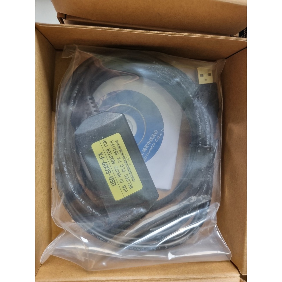 Cáp lập trình Mitsubishi RS422 USB-SC09-FX FX-USB-AW