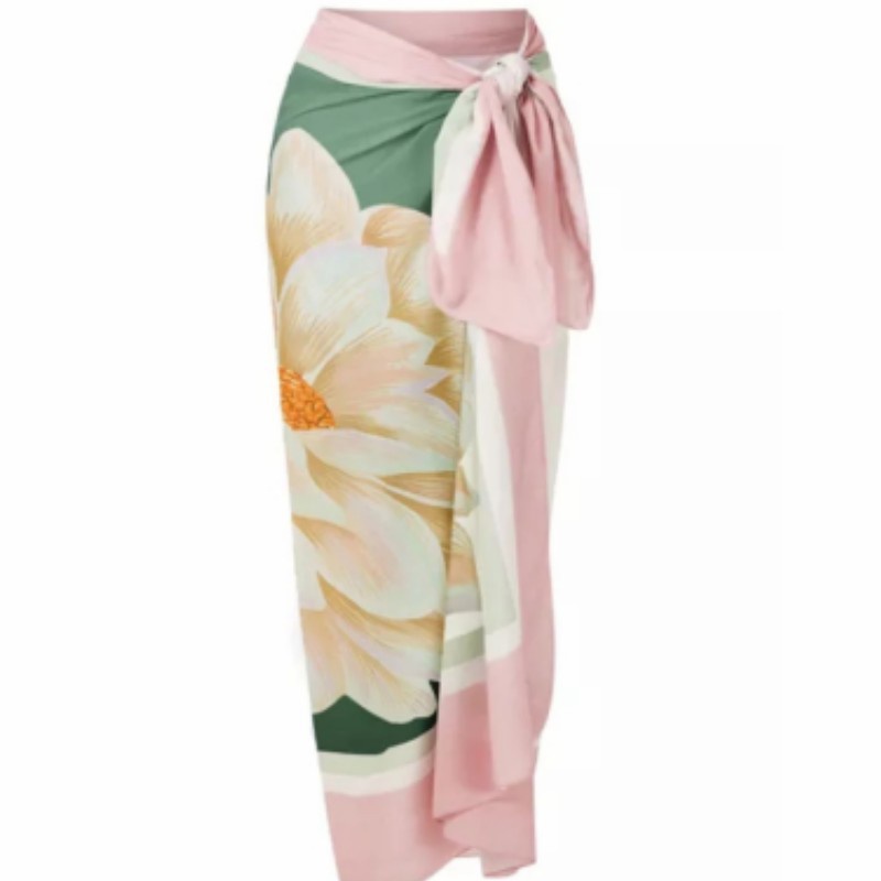 Bộ Đồ Bơi Hai Mảnh In Họa Tiết Phong Cách Âu Mỹ Cổ Điển Mẫu Mới 2023 Thời Trang Đi Biển Mùa Xuân Cho Nữ