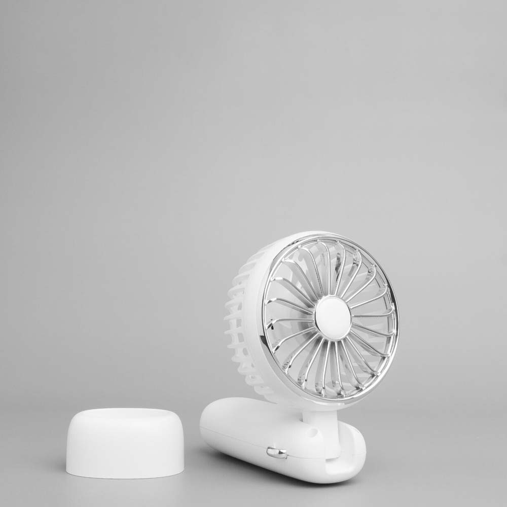 Portable Rechargeable Handheld Fan - Small Quiet Personal Cooler Powered Desk