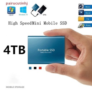 Ổ Cứng Di Động SSD Cổng Usb 3.1 Type C Kích Thước Nhỏ Gọn 4TB / 2TB / 1Tb