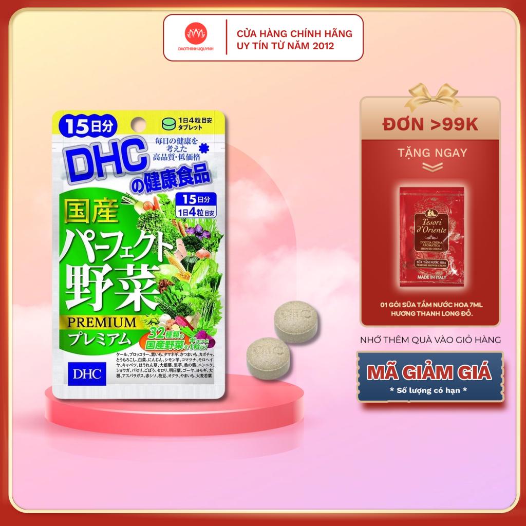Viên Uống DHC Rau Củ Quả Tổng hợp Premium 15 Ngày 60v/gói