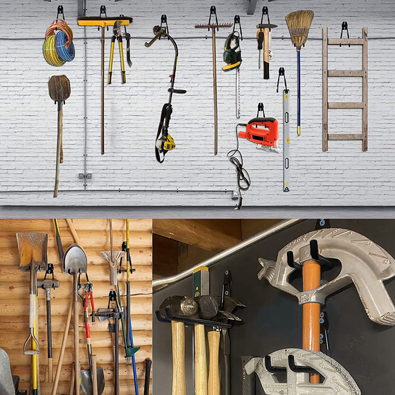 Set 6 Móc Treo Đồ Gắn Tường Bằng Thép Chịu Được Sức Nặng