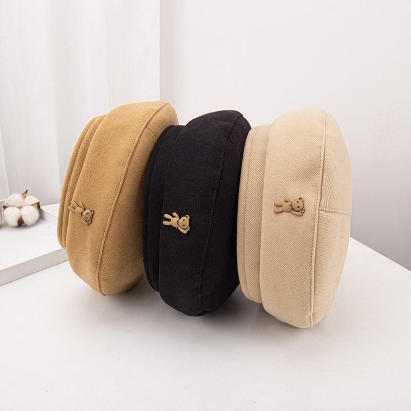 Nón mũ nồi gấu dễ thương phong cách vintage - ne97
