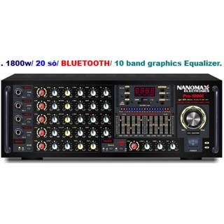 Amply bluetooth nanomax pro 1000i, 20 sò lớn toshiba , tích hợp eq
