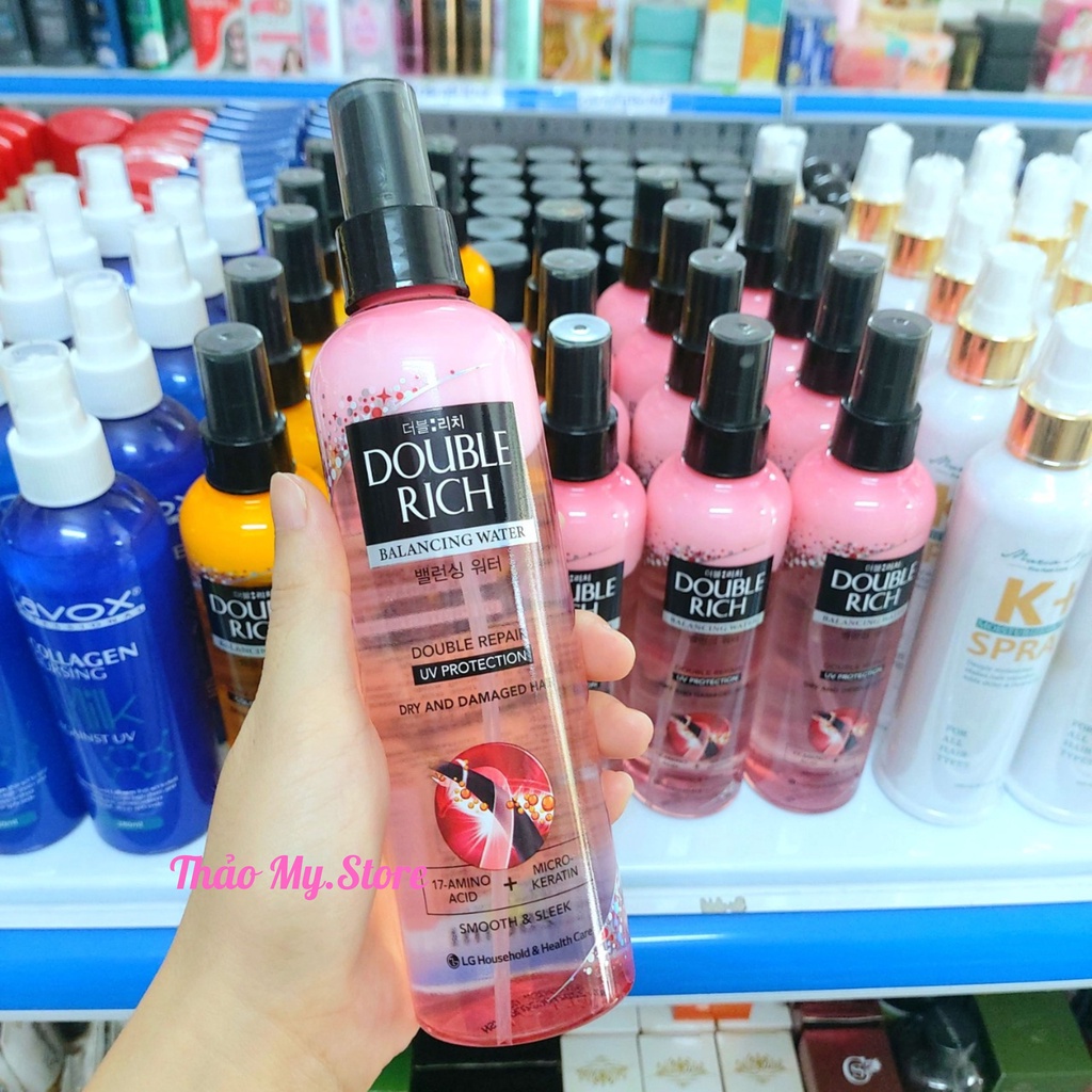 Xịt Dưỡng Tóc Double Rich 250ml - Cho Tóc Chắc Khỏe Mềm Mượt