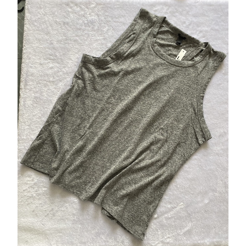 Áo Tank-top vạt chéo J.Crew- Chất thun cotton siêu thấm mồ hôi