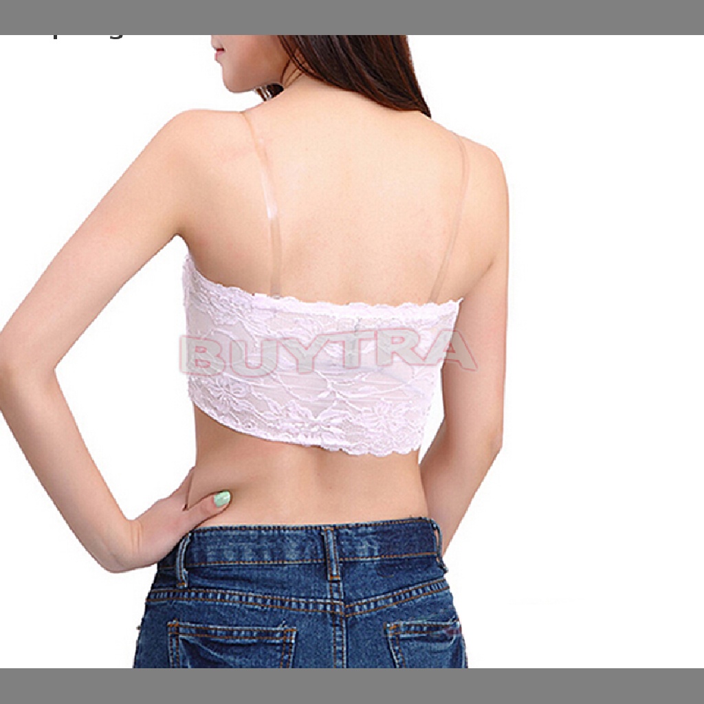 Áo Ngực Ống Ren Hoa Co Giãn Gợi Cảm Cho Nữ