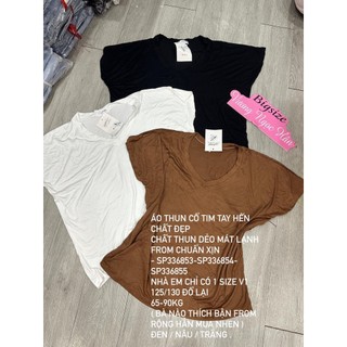 ÁO THUN CỔ TIM BIGSIZE VƯƠNG NGỌC HÂN