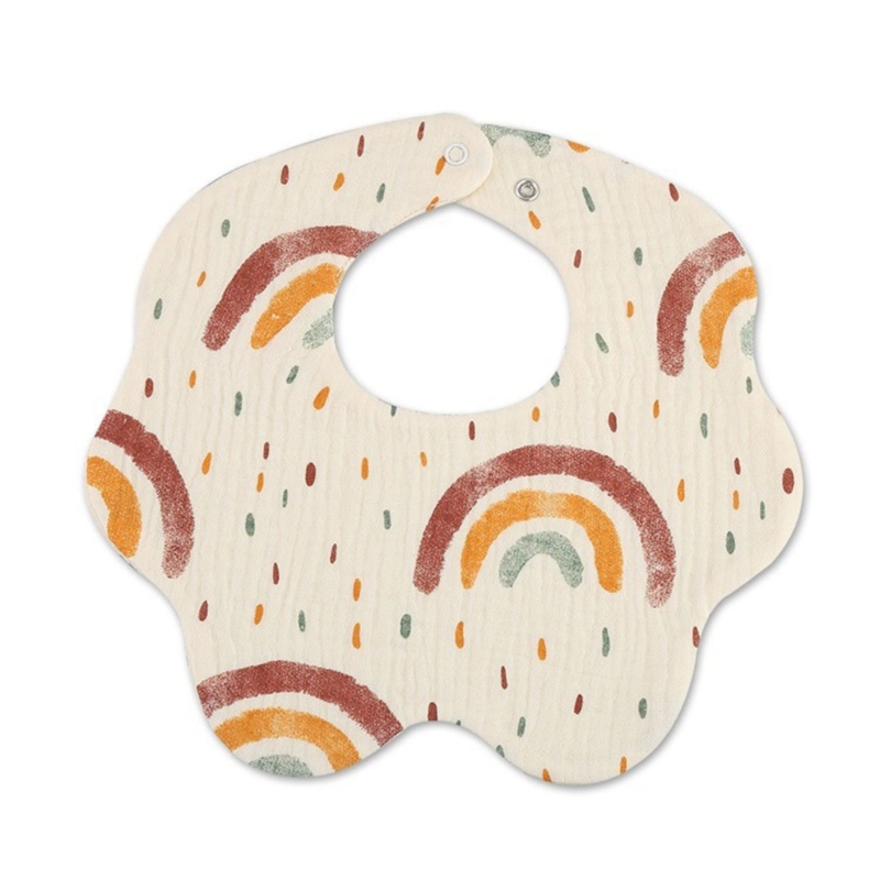 Yếm Ăn Chất Liệu Cotton Mềm Dễ Thương Cho Bé Gái