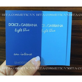 Vial 1,5ml nước hoa Dolce&Gabbana Light Blue