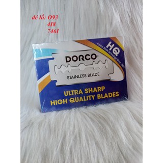 Lưỡi lam HQ dorco hộp 100 lưỡi