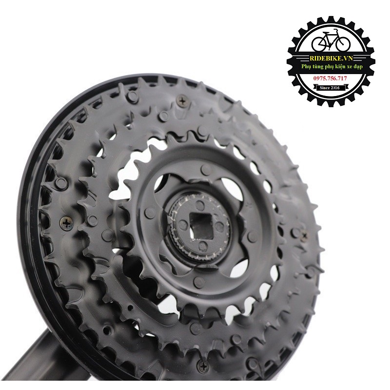 Đùi  dĩa xe đạp 3 tầng shimano FC-TY301 24-34-44T/ 28-38-48T