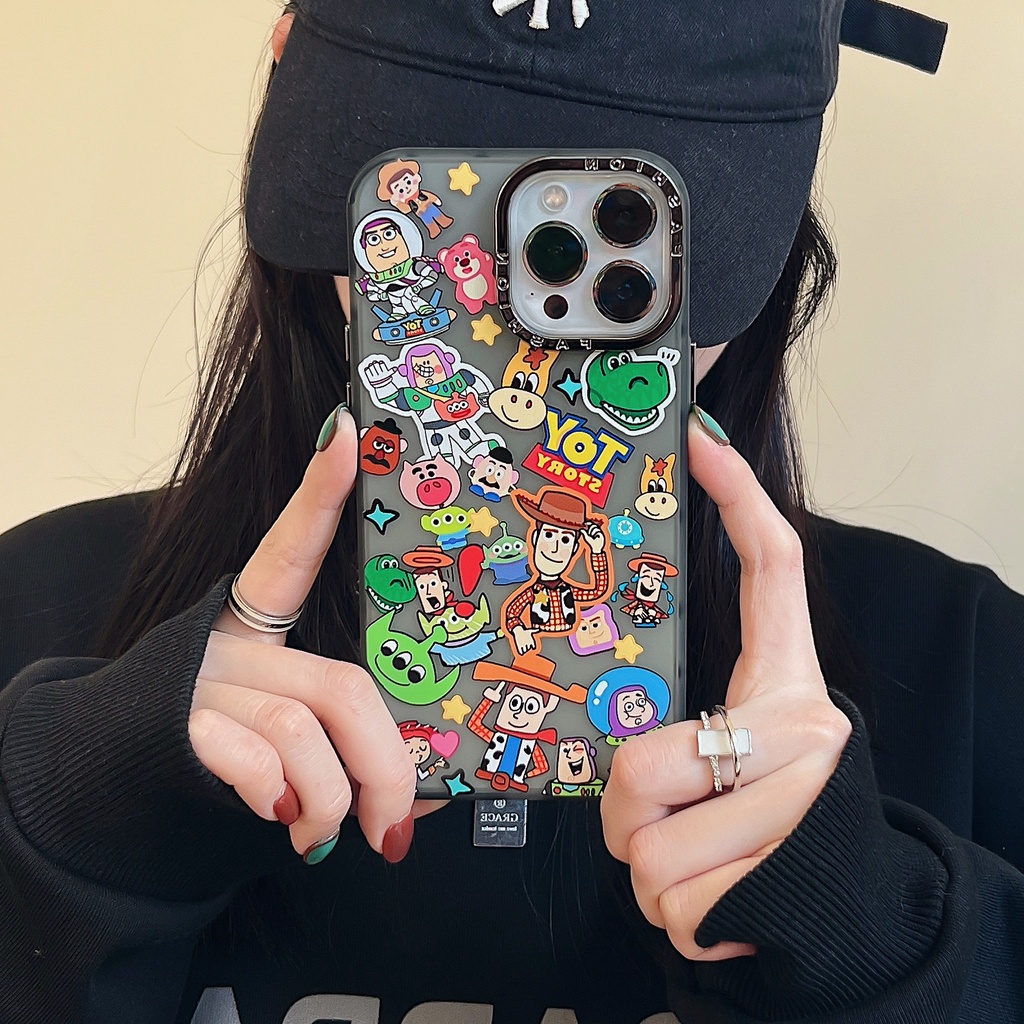Ốp Điện Thoại Silicon TPU Mềm Trong Suốt Họa Tiết Hoạt Hình Toy Story Cho iPhone 14 13 12 11Pro Max 14 Plus