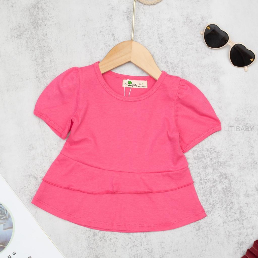 Áo thun cho bé gái, size 1 - 10 tuổi , áo phông bé gái chất cotton mềm mát - BONGKIDS