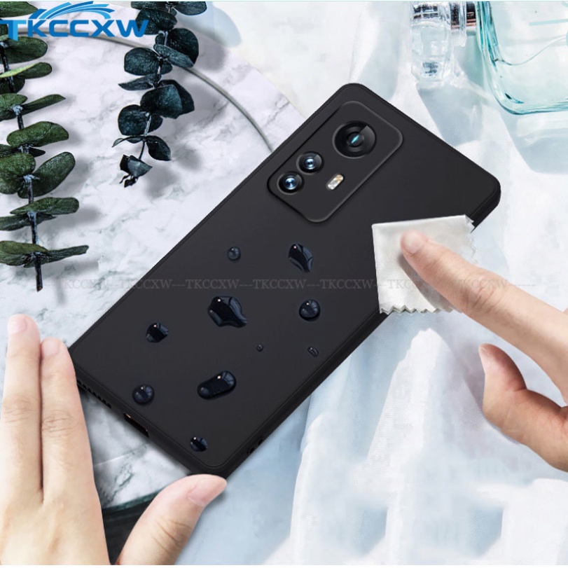 Ốp Điện Thoại TPU Dẻo Vuông Màu Kẹo Ngọt Tươi Tắn Đơn Giản Cho Xiaomi 13 12T Pro 12 Lite Poco X5 Pro M5S