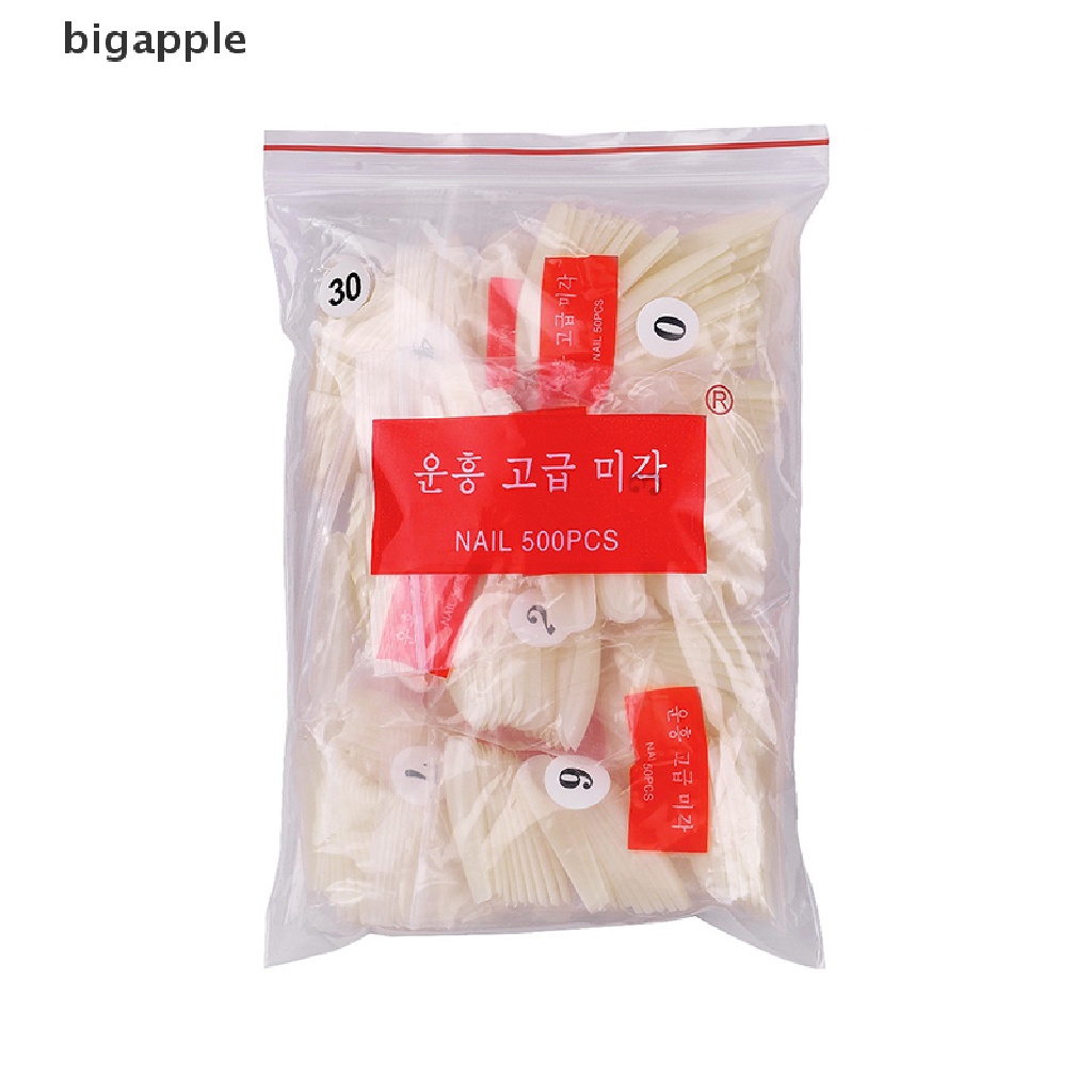 Bộ 500 Móng Tay Giả Dài Đầy Đủ Bằng Acrylic Che Phủ Toàn Diện Dùng Để Múa Ba Lê