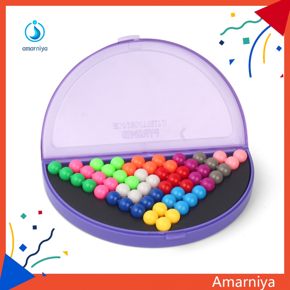 Bộ Đồ Chơi Hạt Kim Tự Tháp Luyện Tư Duy IQ Dành Cho Trẻ Em Và Người Lớn