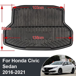 Thảm lót cốp sau xe hơi honda civic sedan 2016 2017 2018 2019 10th gen