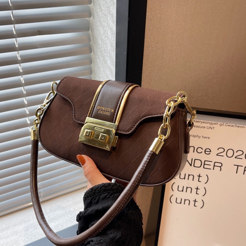 Ielgy Túi Đeo Chéo Hình Vuông Nhỏ Màu Trơn Phong Cách Nước Ngoài Tinh Tế Dễ Phối Đồ Cho Nữ