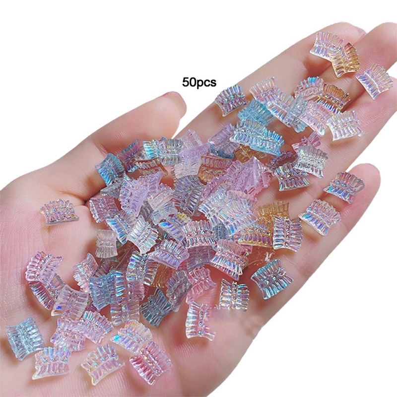 Set 50 cham thuỷ tinh nail siêu đẹp mẫu mới HOT
