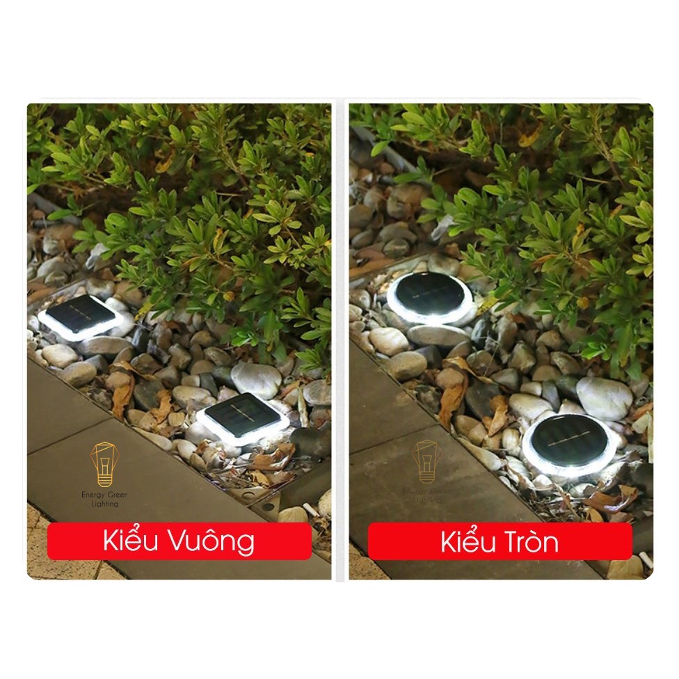Đèn LED Cắm Cỏ Âm Sàn Energy Green Lighting MT-1228 - Sử Dụng Năng Lượng Mặt Trời - Chống Nước IP65 - Bảo Hành 1 Năm
