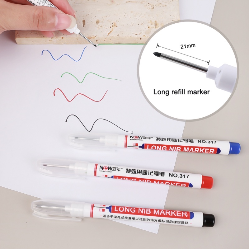 Bút Đánh Dấu Hai Đầu Chuyên Nghiệp Đa Năng Chống Nước Mau Khô