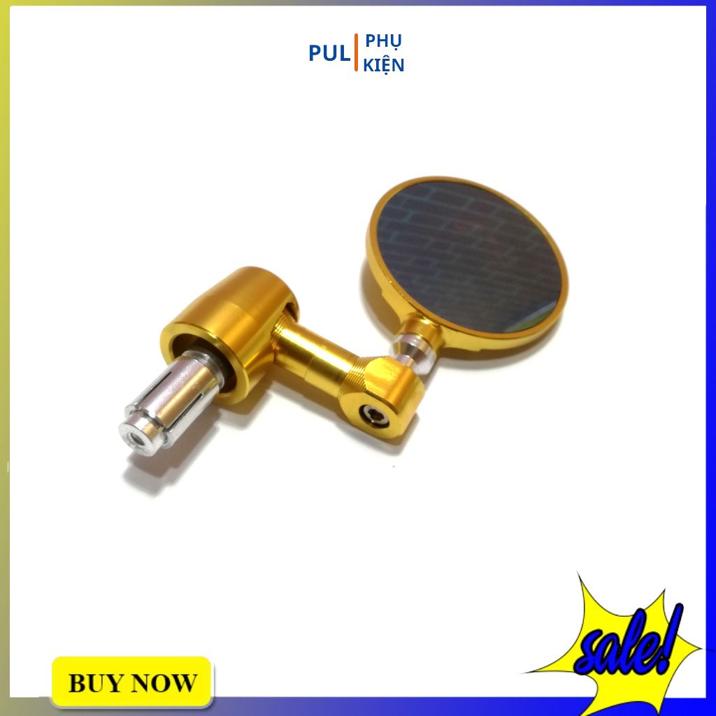 Gương xe máy Rizoma gù tròn nhôm cao cấp cho Wave AB SH SH Mode Airblade...