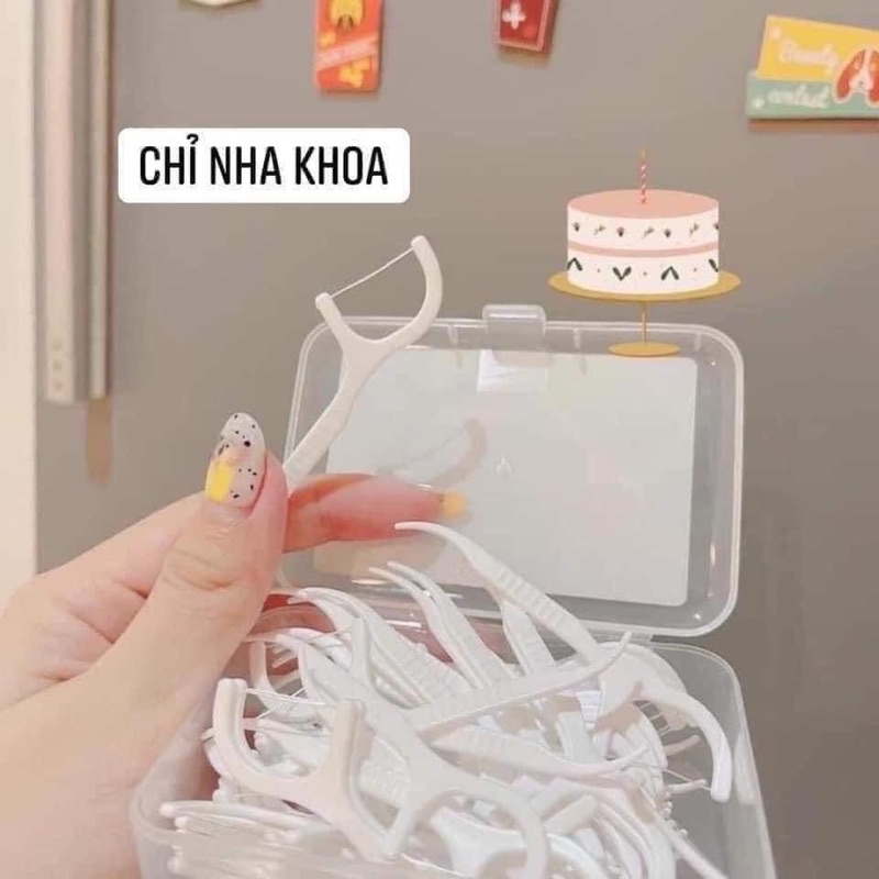 100 Chiếc tăm chỉ nha khoa - Chỉ nha khoa