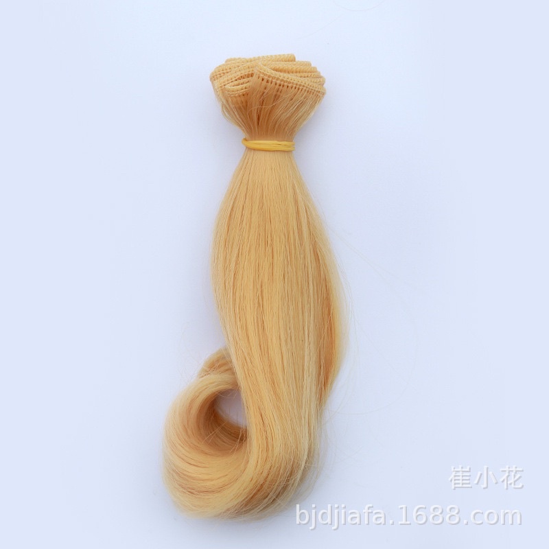 Tóc Tép Gắn cho Búp bê 15cm cúp đuôi