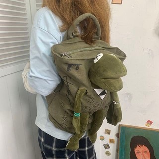 - balo đi học hình ếch - bò sữa siêu cute - có ảnh thật