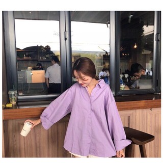 [ORDER] ÁO SƠ MI ULZZANG DÁNG RỘNG FREESIZE