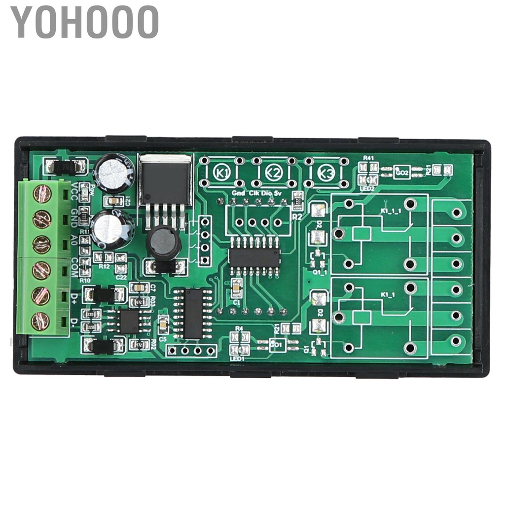 Yohooo PLC Display LED Serial Port Meter Communication 4‑Digit DC5‑36V For MODBUS‑RTU