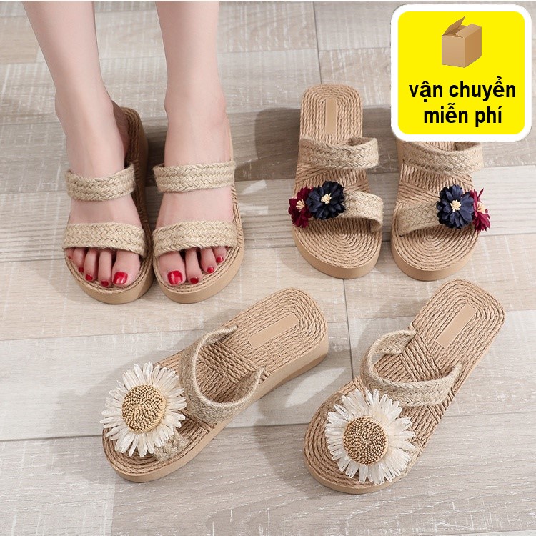 sandal nữ dép nữ quai ngang Xăng đan Đế Xuồng Quai Chéo Thời Trang Dành Cho Nữ